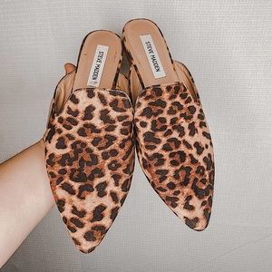 Steve Madden | Cheetah Print Mules Pointed Toe 11